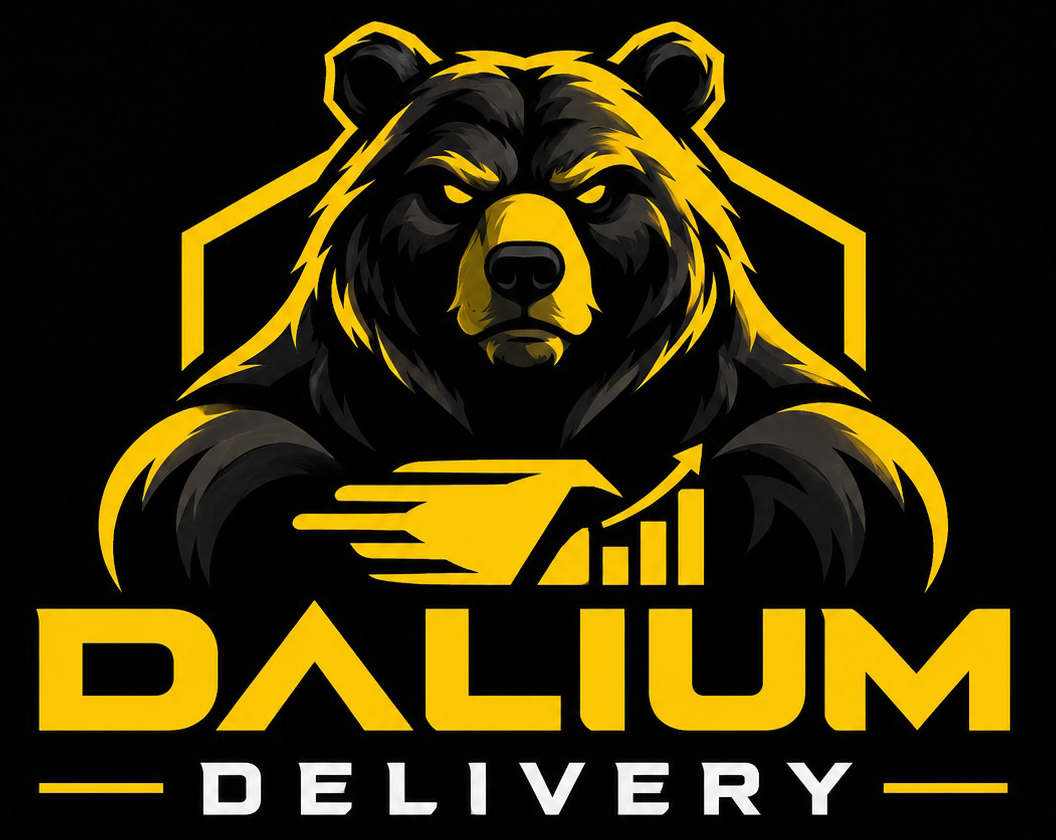 Urso, mascote da Dalium Delivery